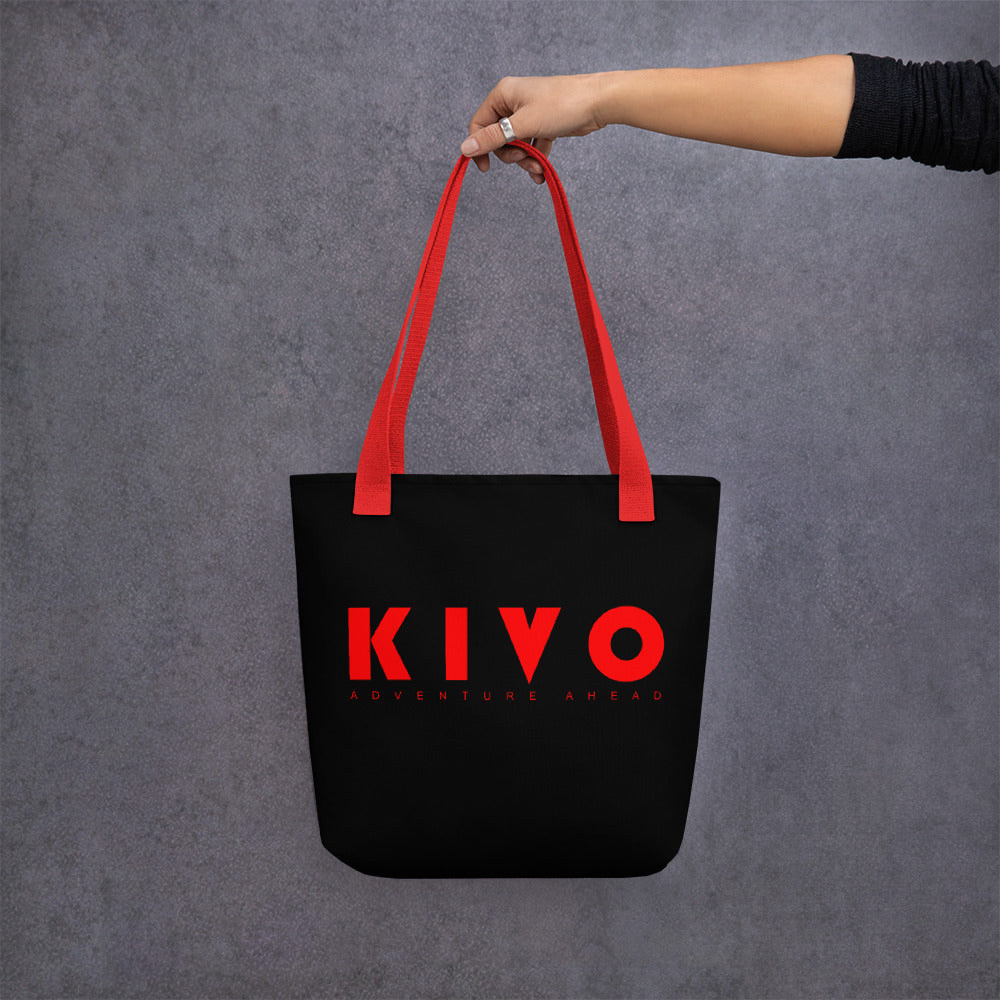 KIVO "Black" classic tote bag