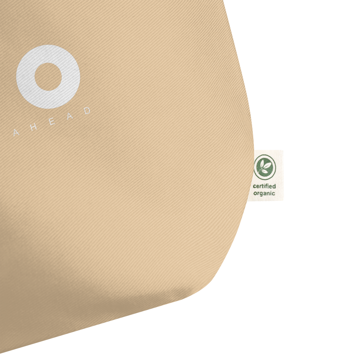 KIVO "Natural" large organic tote bag